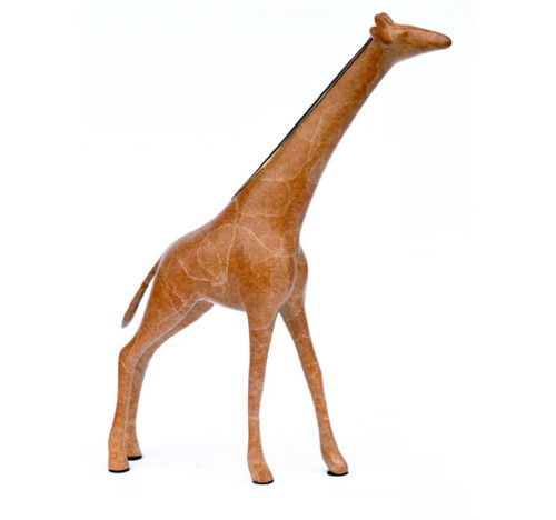 Small Standing Giraffe sculpture 459 by Loet Vanderveen at Art Leaders Gallery, voted “Michigan’s Best Fine Art Gallery” is located in the heart of West Bloomfield. This full service fine art gallery is the destination for all your art and custom picture framing needs. Our extensive inventory of art includes styles ranging from contemporary to traditional. The gallery represents international, national and emerging new talent as well as local Michigan artists.