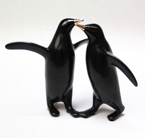Penguin Pair Sculpture 472 by Loet Vanderveen at Art Leaders Gallery, voted “Michigan’s Best Fine Art Gallery” is located in the heart of West Bloomfield. This full service fine art gallery is the destination for all your art and custom picture framing needs. Our extensive inventory of art includes styles ranging from contemporary to traditional. The gallery represents international, national and emerging new talent as well as local Michigan artists.