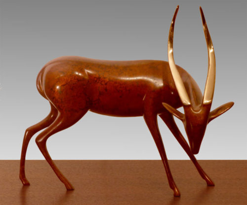 Tanzania Gazelle Sculpture 520 by Loet Vanderveen at Art Leaders Gallery, voted “Michigan’s Best Fine Art Gallery” is located in the heart of West Bloomfield. This full service fine art gallery is the destination for all your art and custom picture framing needs. Our extensive inventory of art includes styles ranging from contemporary to traditional. The gallery represents international, national and emerging new talent as well as local Michigan artists.