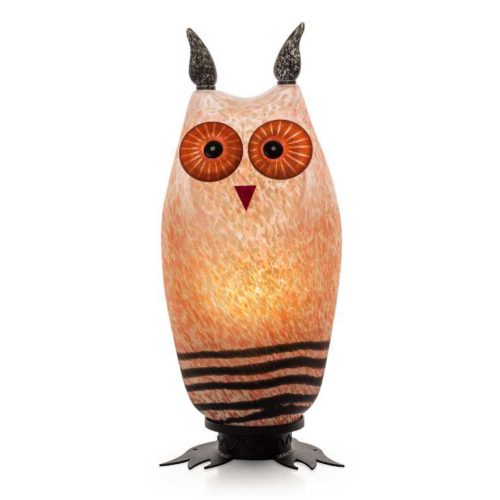 Tawny Owl Lamp: 24-31-33 in Rose