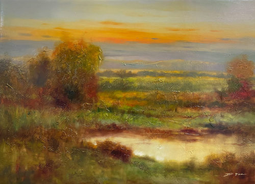 Abstract Oil Painting Landscape